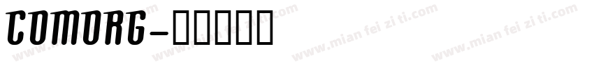 COMORG字体转换