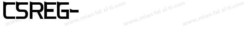 cs_reg字体转换