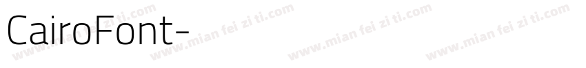 CairoFont字体转换