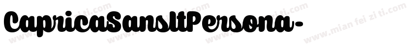 CapricaSansItPersona字体转换