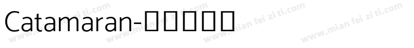 Catamaran字体转换