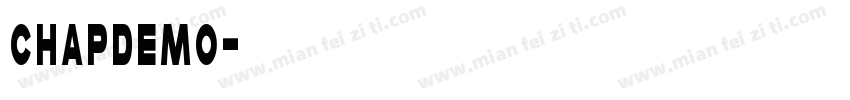 ChapDemo字体转换