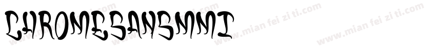 ChromeSansMMI字体转换