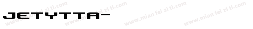 jetytta字体转换