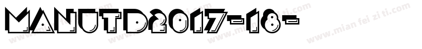 ManUtd2017-18字体转换