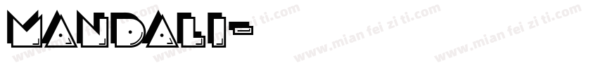 Mandali字体转换
