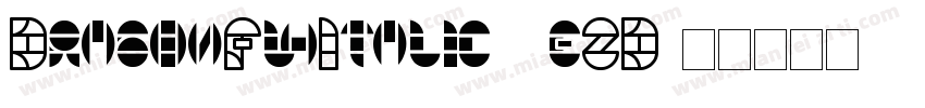DragonFlyItalic-7eZD字体转换