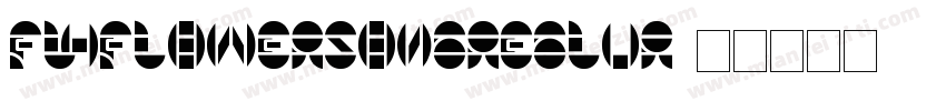 flyflowersongreglur字体转换