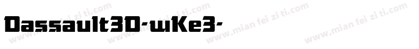 Dassault3D-wKe3字体转换