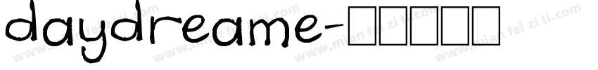 daydreame字体转换
