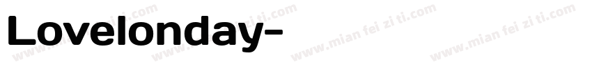 Lovelonday字体转换