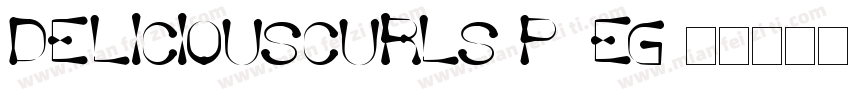 DeliciousCurls-P9eg字体转换