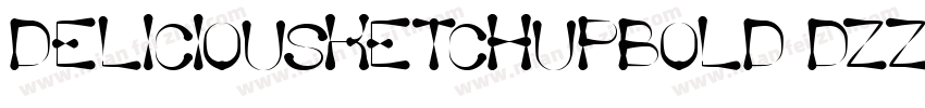 DeliciousKetchupBold-DzZW字体转换