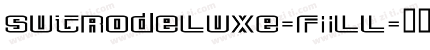 SutroDeluxe-Fill字体转换