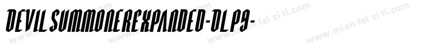 DevilSummonerExpanded-Dlp9字体转换