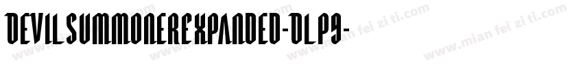 DevilSummonerExpanded-Dlp9字体转换