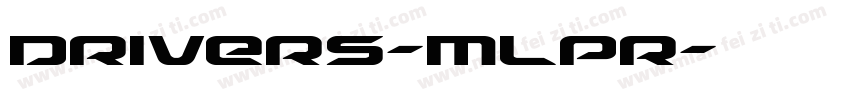Drivers-MLpr字体转换