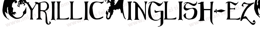 CyrillicHinglish-ezEg字体转换