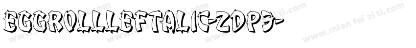 EggRollLeftalic-ZDp3字体转换