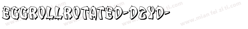 EggRollRotated-D2YD字体转换