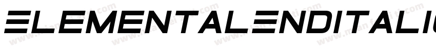 ElementalEndItalic-xyrm字体转换
