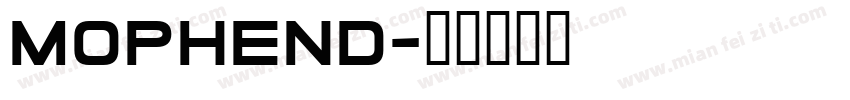 Mophend字体转换