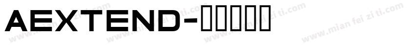 aextend字体转换