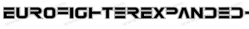 EurofighterExpanded-D9mx字体转换