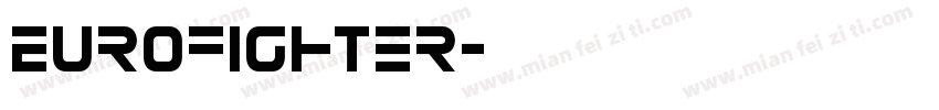 Eurofighter字体转换
