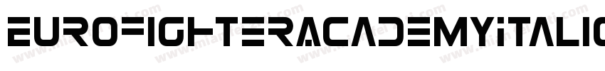 EurofighterAcademyItalic-3EAy字体转换