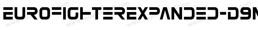EurofighterExpanded-D9mx字体转换