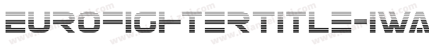 EurofighterTitle-1WA0字体转换