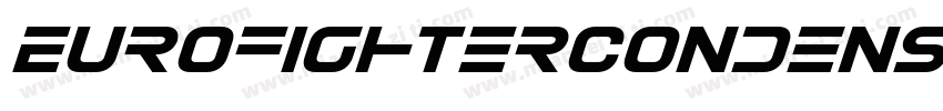 EurofighterCondensedItalic-pzEv字体转换