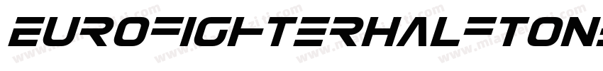 EurofighterHalftone字体转换