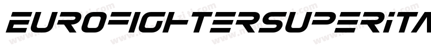 EurofighterSuperItalic-nzWV字体转换