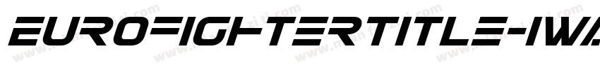 EurofighterTitle-1WA0字体转换