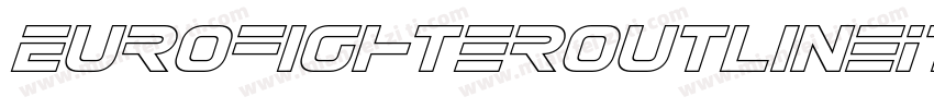 EurofighterOutlineItalic-9DRj字体转换