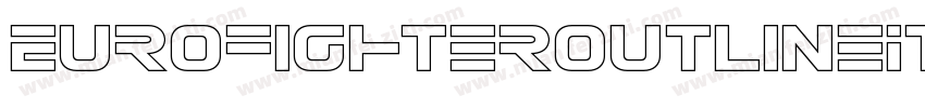 EurofighterOutlineItalic-9DRj字体转换