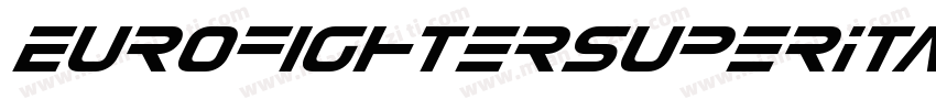 EurofighterSuperItalic-nzWV字体转换