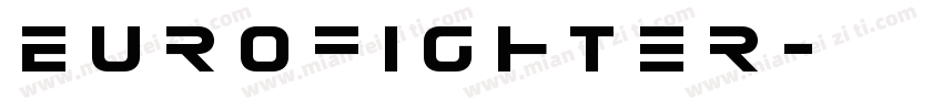 Eurofighter字体转换