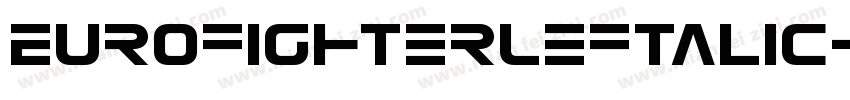 EurofighterLeftalic-63lq字体转换