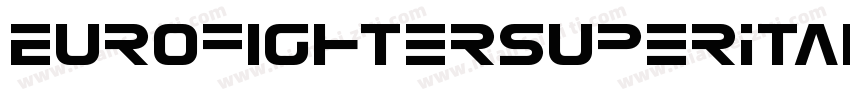 EurofighterSuperItalic-nzWV字体转换