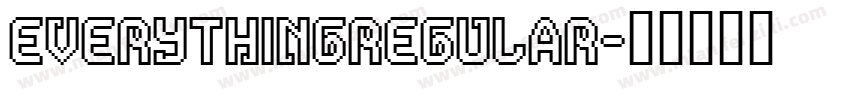 EverythingRegular字体转换