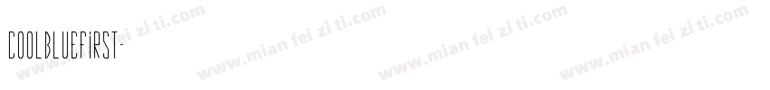 CoolblueFirst字体转换