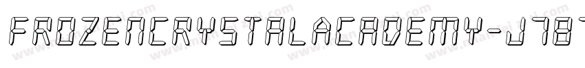 FrozenCrystalAcademy-J787字体转换