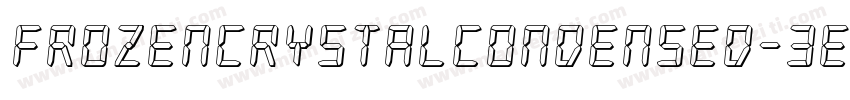 FrozenCrystalCondensed-3EWG字体转换