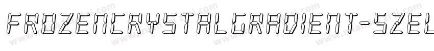 FrozenCrystalGradient-5ZEL字体转换