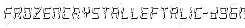 FrozenCrystalLeftalic-D96m字体转换