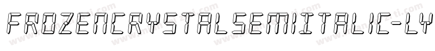 FrozenCrystalSemiItalic-lynZ字体转换