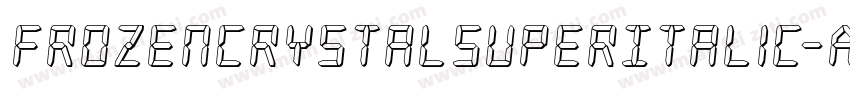 FrozenCrystalSuperItalic-ABj2字体转换